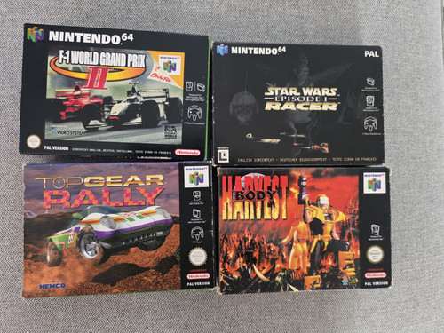 N64 boxed games - n64,