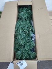 HOMCOM 4FT Christmas Tree Warm White LED Light Holiday Home Decoration, Green