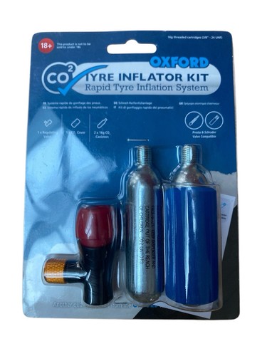 Oxford co2 tyre inflator - inflator, kit