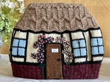 Knitted Cottage Tea Cosy with