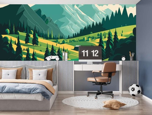 Fleece photo wallpaper - , mural