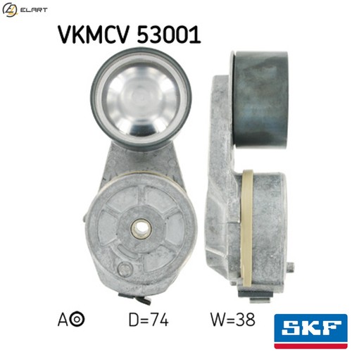 Belt tensioner vribbed - tensioner,