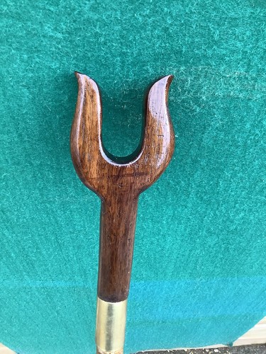 Very dark walnut lyre - very, shaped