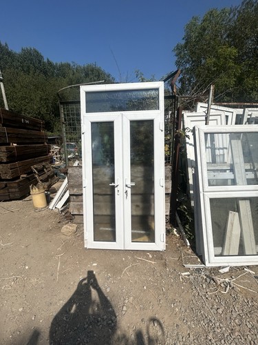 Upvc french doors frosted - french,