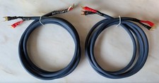 AudioQuest Type 4 Audiophile Speaker Cables 2x 2.2m Spade Terminals