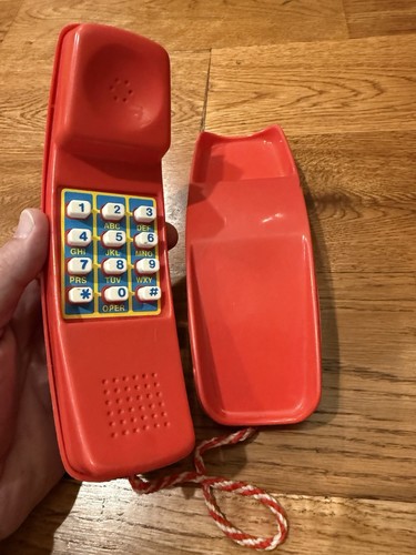 Vintage 1980s red plastic - 1980s, wall