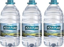 Aqua Pura Still Natural Mineral Water 3 x 5L Low Best Price, Free Collection