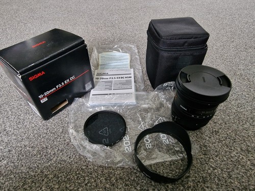 Sigma 20mm ex - 10‑20mm, f3.5