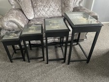 Vintage Oriental Black Lacquer