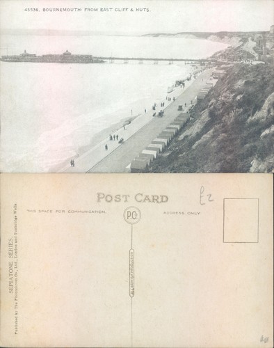 Bournemouth from east cliff - east,