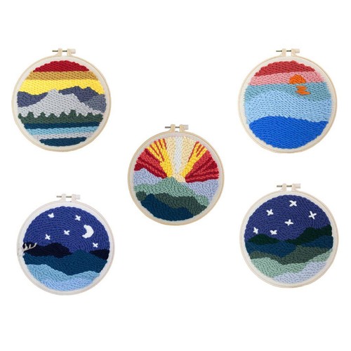 Landscape pattern punch - landscape,