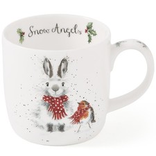 Wrendale Designs Snow Angels Christmas Mug Royal Worcester MMUT5629-XT