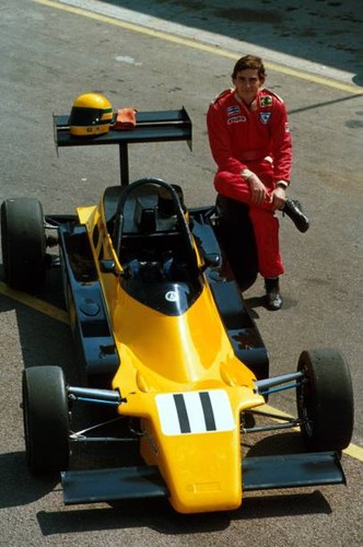 Ayrton senna with the rushen - senna,