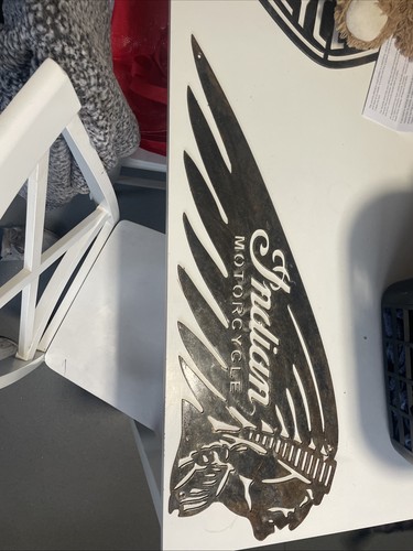 Indian motorcycle sign - sign, steel