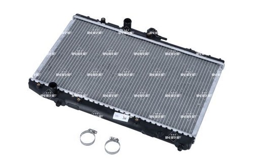 Engine cooling radiator with - engine,