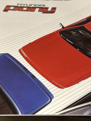 The hyundai pony range - pony, car