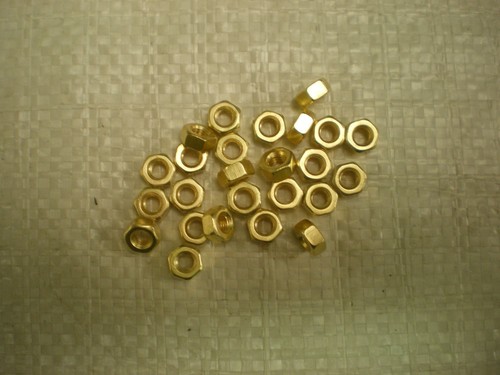 Brass hexagon full - full, 2ba