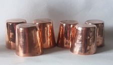 Antique copper Dariole Moulds