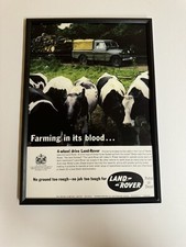 Framed Print 1961 Land Rover Series IIA 2A Defender Magazine Advert Wall Art