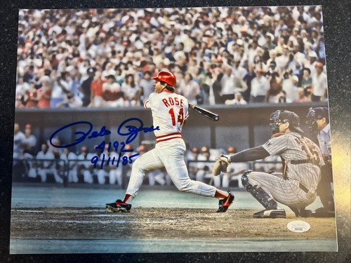 Pete rose signed - rose, 11x14