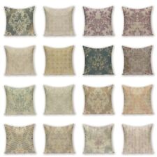 Vintage Decorative Cushion Covers Shabby Chic Flower Yellow Throw Pillow Case