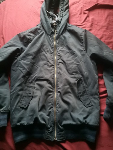 Padded hooded bomber - h&m,