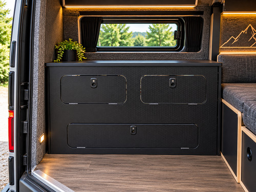 Campervan kitchen pod - kitchen,