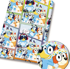 Polycotton Fabric Bluey Bingo