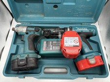 Makita 18V Combi Drill & Impact Set 8390D & 6936FD 3x Battery & Charger 
