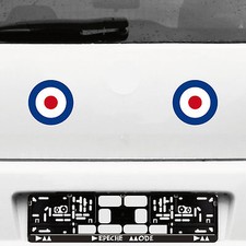 2 Stickers Tattoo 11cm Target