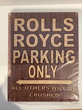 Rolls Royce Parking  metal