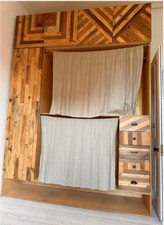 Custom Teak Slat Wardrobe 2m x 3m | Handmade Cupboard | Designer Storage