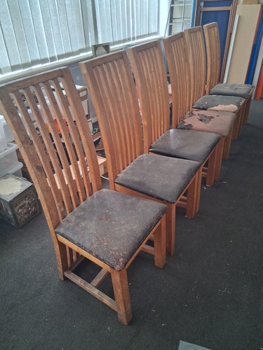 Set dining chairs - of,