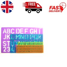 Compact Lettering Stencils Set - Perfect for DIY Projects & Home Decor