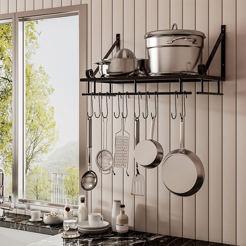 Wall mounted kitchen hanging - wall,