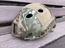 Nuprol PMC Fast Railed Helmet - Multi Camo - Airsoft - Paintball - Gaming