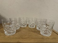 RCR Crystal Tumblers X 6