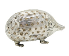 Edwardian Sterling Silver Hedgehog Pin Cushion Antique 1906 Birmingham