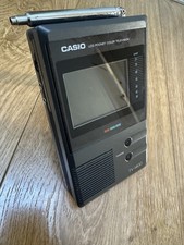 TV-1400 Vintage Casio Handheld Pocket LCD UHF Colour Television.  Working.