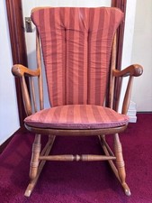 High back wooden - , rocking