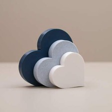 Love Heart Ornaments: Set of