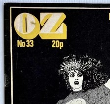 OZ MAGAZINE No.33 Black cover version.