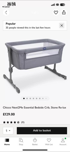 Chicco next2me essential - next2me,