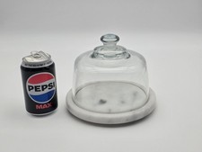 BHS Glass Cheese Dish With