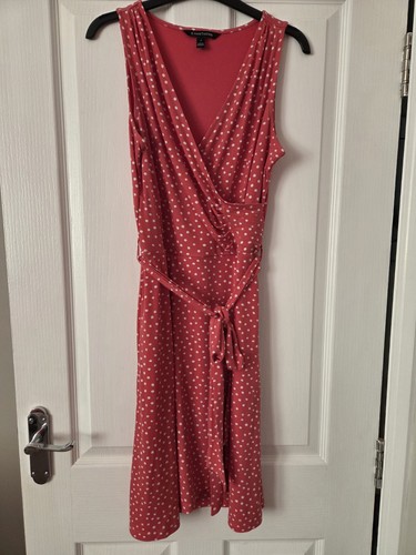 Pink polka dot - polka, dress
