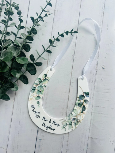 Personalised lucky horseshoe - personalised,