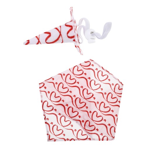 Polyester pet hat set for - set,