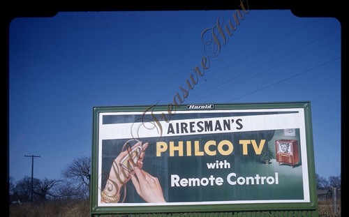 Philco television billboard - tv,