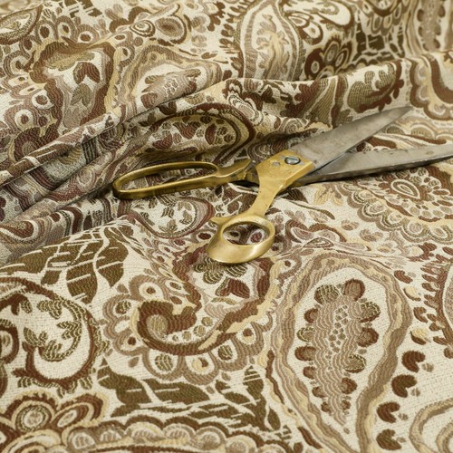 Bold bright paisley - &,