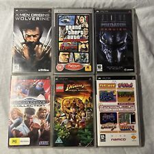 Small Bundle of Rare PSP Games (GTA, Lego, X-Men, Alien V Predator ETC) (Working